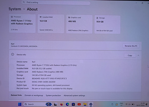 Asus Zenbook 15" 1tb ssd, 16gb ram (5 foto / 5)