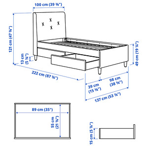 Müüa Ikea sarja Idanäs voodi (2 foto / 2)
