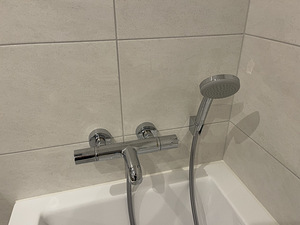 Hansgrohe termostaadiga vannisegisti koos käsidušiga (1 foto / 2)