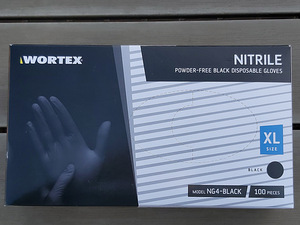 NEW WORTEX нитриловые перчатки неопудренные 100 шт, размер: XL