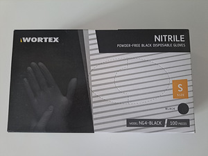 NEW WORTEX нитриловые перчатки неопудренные 100шт, размер S