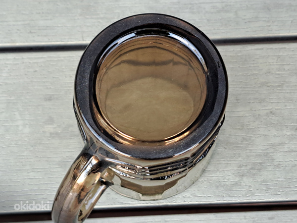 Пивная кружка из дамчатого стекла (фото #8)