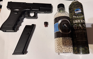 Пистолет/пулемет Glock 17 airsoft GGP Green gas (2 фото из 6)