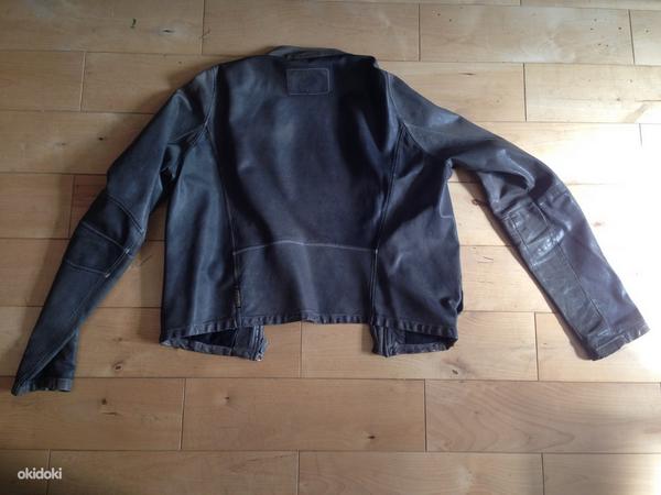 Armani Jeans кожаная куртка, original (фото #2)