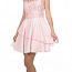Новое розовое вечернее платье с фигурной юбкой, платье для выпускного вечера, S, кружевной топ (фото #3)