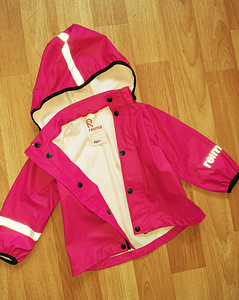 REIMA roosa kummijope rain coat vihmajoe 86 tunduvalt suurem (3 foto / 3)