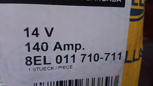 AUDI Generaator 14V- 140A ... UUS ! (8 foto / 8)