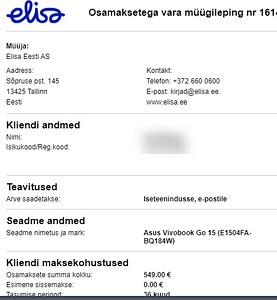 Asus VivoBook Go 15, UUS, pakendis ! (10 foto / 10)