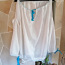 Белая, блузка с открытыми плечами. Размер XL-XXL (фото #1)