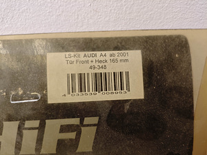 Audi A4 2001- esimeste kõlarite adapterid (2 foto / 2)