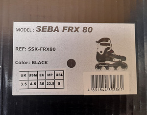 Rulluisud Seba FRX-80, 23,5 cm. (2 foto / 7)