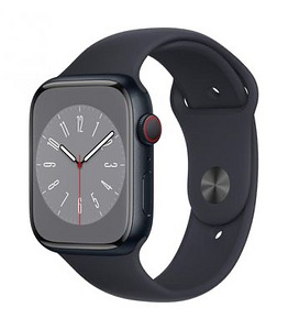 Смарт-часы Apple Watch Series 8 GPS 45mm Alu Midnight Sport