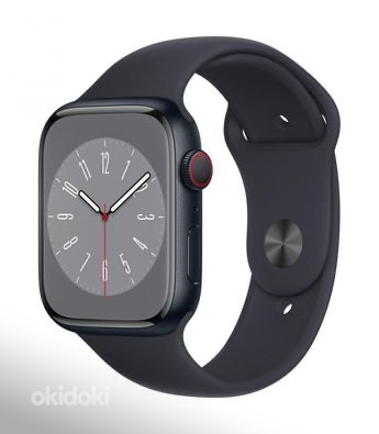 Смарт-часы Apple Watch Series 8 GPS 45mm Alu Midnight Sport (фото #1)
