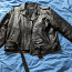 Leather biker jacket, men's / Nahast biker jope, meeste (foto #3)