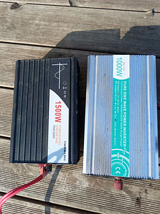Inverter 12-220V 1000W ja 1500W puhas siinus autoelamu karavan (1 foto / 5)