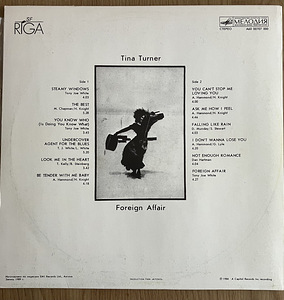Tina Turner Foreign Affair LP 1989 Melodia (2 foto / 5)