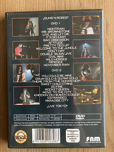 GUNS N’ ROSES – LIVE IN TOKYO 1992 TOPELT DVD (2 foto / 3)