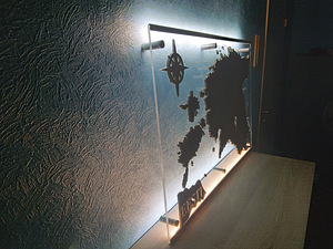 Eksklusiivne seinavalgusti, lambilamp, LED-lamp. (2 foto / 4)