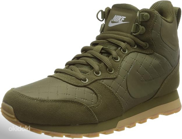Nike High Top Sneakers, Green Olive Canvas 300 (43-44)