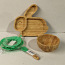 Комплект детской посуды из бамбука (фото #1)