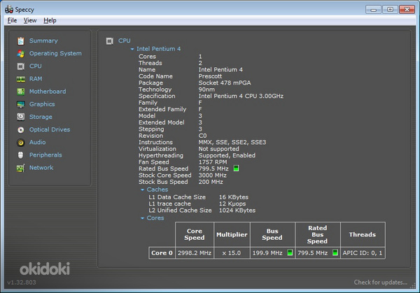ASUS P4P800SE, Pentium4 3,0HGz, 1Gb (foto #6)