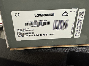 LOWRANCE HDS - 16 LIVE ROW XD AI 3- IN - 1 (4 foto / 5)
