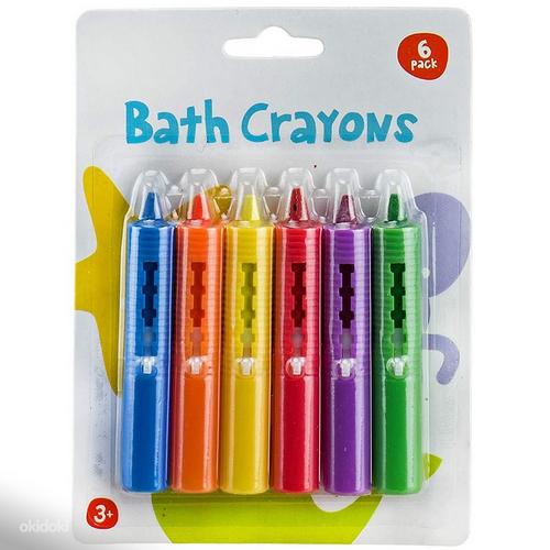 Pliiatsid Crayons vannitoas värvimiseks (foto #1)