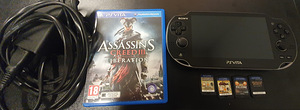 PS Vita + 5 mängu + 4GB Mälukaart (1 foto / 1)