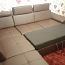 Угловой диван-кровать кожаный (фото #2)