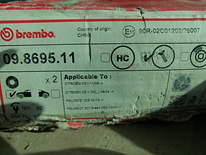 Brembo 2шт тормозной диск пежо/ситроен