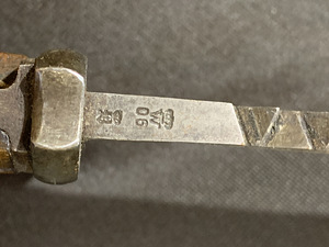 1898 mustriga bajonett koos saega (1 foto / 7)