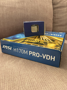 MSI H170M PRO VDH + I5 7600K (1 foto / 2)
