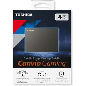 UUS! Toshiba Canvio GAMING 4TB Black HDTX140EK3CA. (1 foto / 10)