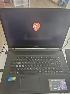Müüa MSI Katana 17 B12VFK-463 mängimise sülearvuti