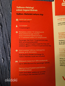 Tallinn - Helsinki - Tallinn kood.