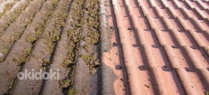 Pesemiseks, puhastamiseks katused tänaval plaatide sillutusk (1 foto / 2)