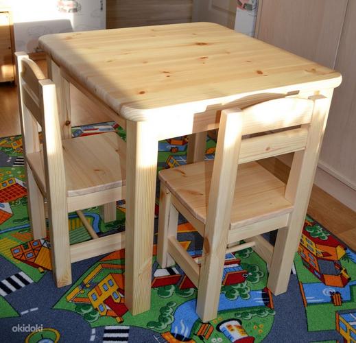 Детский стол и 2 стула (фото #2)