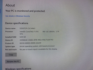 Dell Optiplex 980 ( i7 2.8ghz, 8GB ram, 500GB HDD) (8 foto / 10)