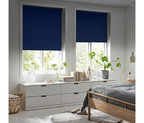 2 х шторы IKEA FRIDANS затемняющие 125x195 см
