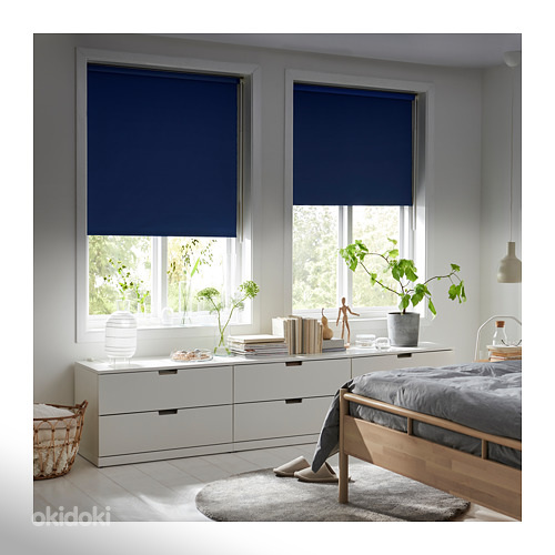 2 х шторы IKEA FRIDANS затемняющие 125x195 см (фото #1)