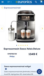 Espressomasin Philips Saeco Deluxe (2 foto / 3)
