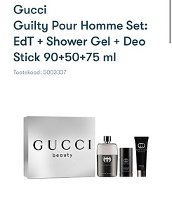 Gucci Guilty Pour Homme Set: EdT + Shower Gel + Deo Stick 90 (1 foto / 1)