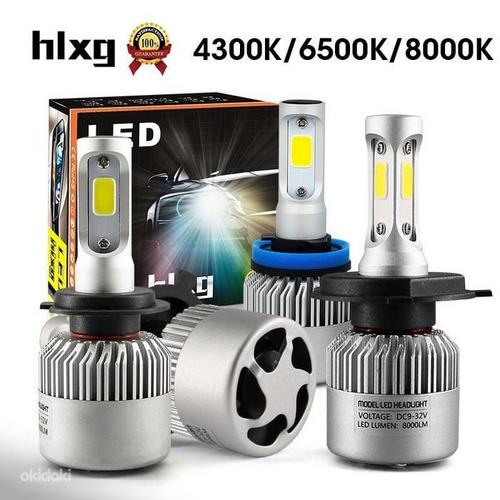 Лампа: H8/H9/H11; COB LED 72W 5000K/ 6500K (фото #2)