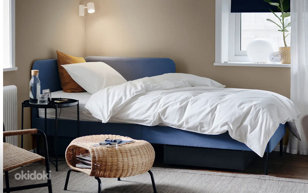 Продается кровать IKEA BLÅKULLEN 90×200 с матрасом