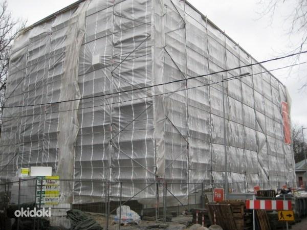 Новые фасадные тенты для строительных лесов 165m2 (фото #2)