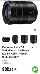 Panasonic Leica DG Vario-Elmarit 12-60mm f/2.8-4 ASPH. POWER (1 foto / 5)