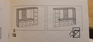 Стеллаж под ТВ. IKEA (2 фото из 2)