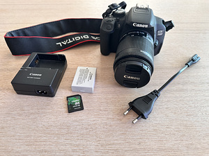 Canon EOS 700D + EF-S 18–55mm IS komplekt (1 foto / 3)