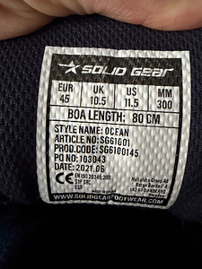 Профессиональные рабочие ботинки Solid Gear, р.45 (6 фото из 6)