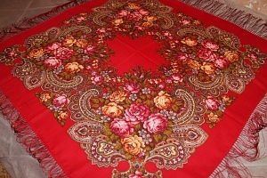 Pavloposadski rätik 89x89 cm (3 foto / 3)